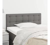 CIOURSTO Cabecero Tapizado de 2 Piezas de Tela con Altura Ajustable, Respaldo de Cama con Botones Cabeceros de Pared para Dormitorio Decoración del Hogar (100 cm bajo)