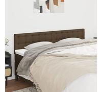 CIOURSTO Cabecero Tapizado de 2 Piezas de Tela con Altura Ajustable, Respaldo de Cama con Botones Cabeceros de Pared para Dormitorio Decoración del Hogar (160 cm bajo)