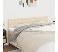 CIOURSTO Cabecero Tapizado de 2 Piezas de Tela con Altura Ajustable, Respaldo de Cama con Botones Cabeceros de Pared para Dormitorio Decoración del Hogar (180 cm bajo)