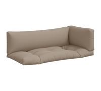 CIOURSTO Cojín Acolchado Cuadrado para Asiento de Patio, Resistente al Agua para Muebles de Paleta, Cómodo para Jardín (Gris Pardo #51)