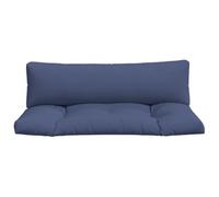 CIOURSTO Cojín Acolchado Cuadrado para Asiento de Patio, Resistente al Agua para Muebles de Paleta, Cómodo para Jardín (Azul Marino #16)