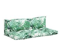 CIOURSTO Cojín Acolchado Cuadrado para Asiento de Patio, Resistente al Agua para Muebles de Paleta, Cómodo para Jardín (Patrón de Hoja #29)