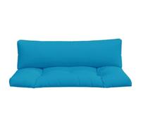 CIOURSTO Cojín Acolchado Cuadrado para Asiento de Patio, Resistente al Agua para Muebles de Paleta, Cómodo para Jardín (Azul Claro #33)