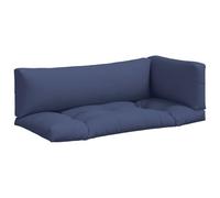 CIOURSTO Cojín Acolchado Cuadrado para Asiento de Patio, Resistente al Agua para Muebles de Paleta, Cómodo para Jardín (Azul Marino #47)
