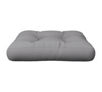 CIOURSTO Cojín Acolchado Cuadrado para Asiento de Patio, Resistente al Agua para Muebles de Paleta, Cómodo para Jardín (Gris #40)