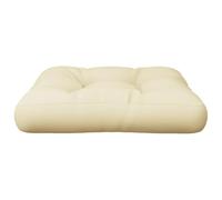 CIOURSTO Cojín Acolchado Cuadrado para Asiento de Patio, Resistente al Agua para Muebles de Paleta, Cómodo para Jardín (Crema #23)