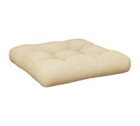 CIOURSTO Cojín Acolchado Cuadrado para Asiento de Patio, Resistente al Agua para Muebles de Paleta, Cómodo para Jardín (Beige #41)