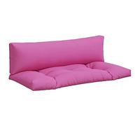 CIOURSTO Cojín Acolchado Cuadrado para Asiento de Patio, Resistente al Agua para Muebles de Paleta, Cómodo para Jardín (Rosa #08)