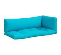 CIOURSTO Cojín Acolchado Cuadrado para Asiento de Patio, Resistente al Agua para Muebles de Paleta, Cómodo para Jardín (Turquesa #57)