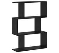 CIOURSTO Estantería Escalonada Moderna de Grano de Madera, Estantería Modular Convertible, Estante de Exhibición Abierto Independiente para Sala de Estar, Dormitorio y Espacios PE (Roble Negro #38)