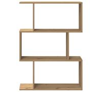 CIOURSTO Estantería Escalonada Moderna de Grano de Madera, Estantería Modular Convertible, Estante de Exhibición Abierto Independiente para Sala de Estar, Dormitorio y Espacios PE (Roble Artesanal