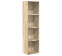 CIOURSTO Librería de Madera, Material de Materiales de Madera, Estantes de Pie de Estilo Moderno con Estantes para DVD y Libros, Varios Tamaños (40 x 30 x 152 cm)
