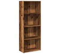 CIOURSTO Librería de Madera, Material de Materiales de Madera, Estantes de Pie de Estilo Moderno con Estantes para DVD y Libros, Varios Tamaños (60 x 30 x 152 cm)
