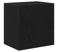 CIOURSTO Moderno Armario de Pared con Puerta Doble y Tiradores Negros, Fácil de Instalar para Cocina, Baño, Garaje y lavadero. (40 x 30 x 41 centímetros)