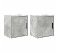 CIOURSTO Moderno Armario de Pared con Puerta Doble y Tiradores Negros, Fácil de Instalar para Cocina, Baño, Garaje y lavadero. (40 x 30 x 41 centímetros)