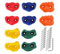 CIOXSOIO 10/20 Piezas Presas Escalada Niños, Piedras Escalada al Aire Libre | Soportes Escalada Accesorios para Juegos Infantiles Interior y Exterior