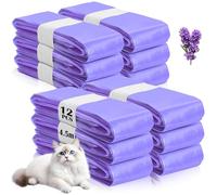 CIOXSOIO 12 Recambios Contenedor de Pañales, 4.5m Recambios Bolsas de Repuesto de Arena Antiolor, Compatible con Litter Genie Tommee Tippee LitterLocker