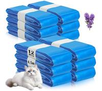 CIOXSOIO 12 Recambios Contenedor de Pañales, 4.5m Recambios Bolsas de Repuesto de Arena Antiolor, Compatible con Litter Genie Tommee Tippee LitterLocker