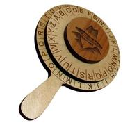 Cipher Wheel Kids - Rueda De De Decodificación De 5,91 Pulgadas | De Código Secreto De Madera: Dispositivo De Cifrado De Detective Creativo, Juguete para Juegos De Fie