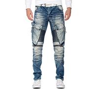 Cipo & Baxx Hombre Jeans CD523-bans Azul W38/L32