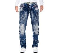 Cipo & Baxx Hombre Jeans CD563-bans Azul W36/L32