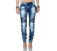 Cipo & Baxx Jeans de Mujer WD361-bans Azul W28/L32