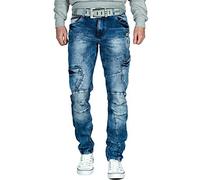 Cipo & Baxx Jeans para Hombre CD478-bans Azul W29/L32