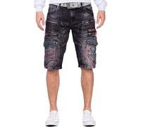 Cipo & Baxx Pantalones Cortos para Hombre CK224 Black W32