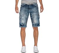 Cipo & Baxx Pantalones Cortos Vaqueros para Hombre - Cómodos y llamativos | Estilo cinco bolsillos, efecto desgastado, tejido denim, corte casual, verano, ocio, streetwear y tiempo libre
