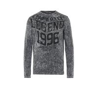 Cipo & Baxx Sudadera para hombre Series - Elegante jersey con aspecto moderno de ropa de calle con cuello redondo e impresión - Sudadera cómoda para el día a día, ocio y fiesta, Cl473 Antracita, M