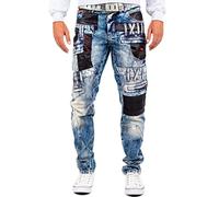 Cipo & Baxx Vaqueros para Hombre CD482-bans Azul W38/L34
