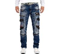 Cipo & Baxx Vaqueros para Hombre CD586-bans Azul W40/L34