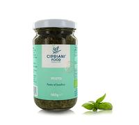 Cipriani Pesto Italiano Biológico con Albahaca, sin Ajo, 180 Gramos