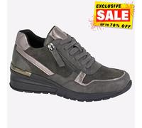 Cipriata Ada Mujer Espuma Viscoelástica Moda Informal Vestido Zapatillas Negro