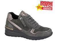 Cipriata Ada Mujer Espuma Viscoelástica Moda Informal Vestido Zapatillas Negro