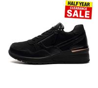 Cipriata Zapatillas Ada para Mujeres – Casual con espuma de memoria – Negras