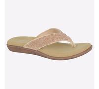 Cipriata Alcee Mujer Diamante Moda Diamante Chancla Sandalia Oro