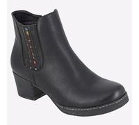 Cipriata Annella Mujer de Diseño Cómodo Vestido Botines Negro