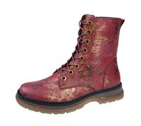 Cipriata Annetta - Botines con cremallera y cordones para mujer, color marrón, talla 12.5, Bronce borgoña, 41 EU