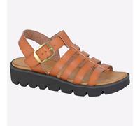 Cipriata Azia Sandalia De Cuña Casual De Moda Para Mujer Playa Color Tan