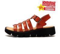 Cipriata Azia Sandalia De Cuña Casual De Moda Para Mujer Playa Color Tan