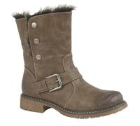 Cipriata Botas de piel estilo motero con hebilla y tachuelas Andreana (DF1802)