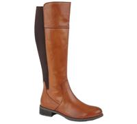 Cipriata Botas de piel Silvia de caña alta y cremallera lateral para (DF1875)