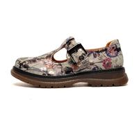 Cipriata Cira Barra T Mujer Casual Moda Clásico Hebilla Zapatos Floral