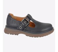 Cipriata Cira Barra T Mujer Casual Moda Clásico Hebilla Zapatos Negro