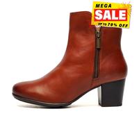 Cipriata Cleope Espuma Viscoelástica Mujer Casual Moda Botines de Piel Marrón