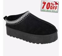 Cipriata Danilla Zapatillas De Casa Casual De Diseño Para Mujeres En Color Negro