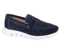 Cipriata Felisa L690 Metropolitan - Zapatillas deportivas de gamuza para mujer, ligeras, cómodas y ligeras, con espuma viscoelástica, Navy, 38 EU