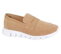 Cipriata Felisa L690 Metropolitan - Zapatillas deportivas de gamuza para mujer, ligeras, cómodas y ligeras, con espuma viscoelástica, marrón, 41 EU