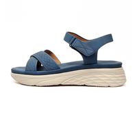 Cipriata Katia Mujer Memoria Espuma Confort Casual Sandalias de Verano Azul